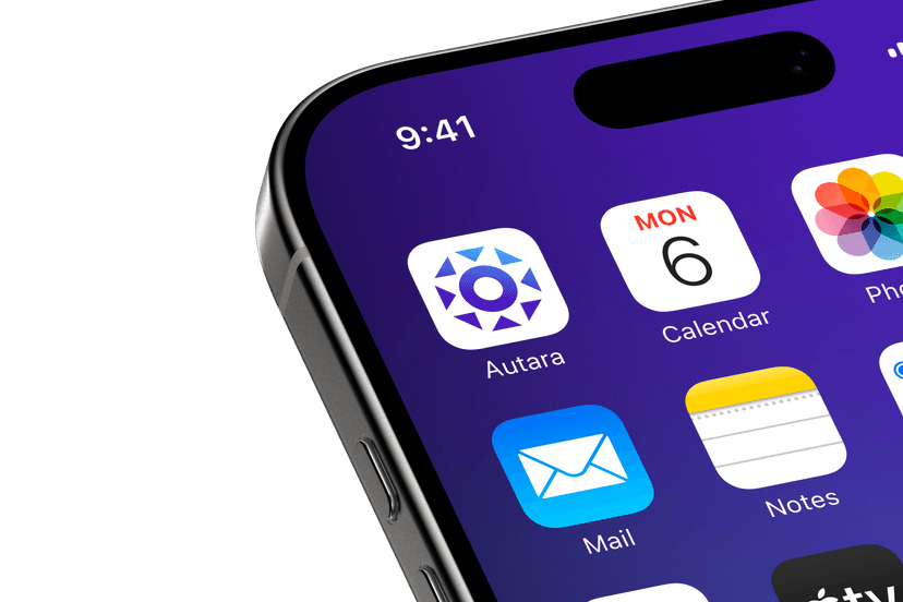 Autara app on iPhone